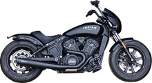 S&S CYCLE 2-into-1 Grand National Exhaust System - Black - Race Only 4111-266-R