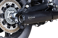 S&S CYCLE 2-into-1 Grand National Exhaust System - Black - Race Only 4111-266-R