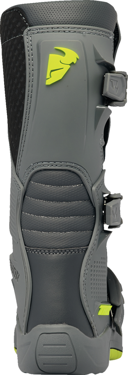 THOR Youth Blitz XR Boots - Gray/Charcoal - US 1 3411-0738