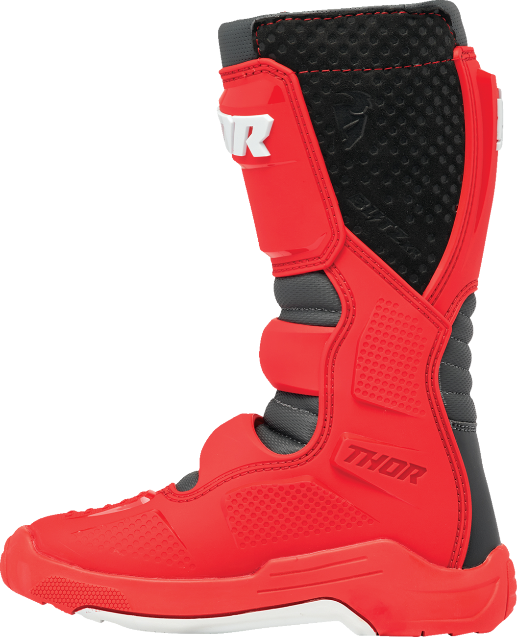 THOR Youth Blitz XR Boots - Red/Charcoal - US 6 3411-0757