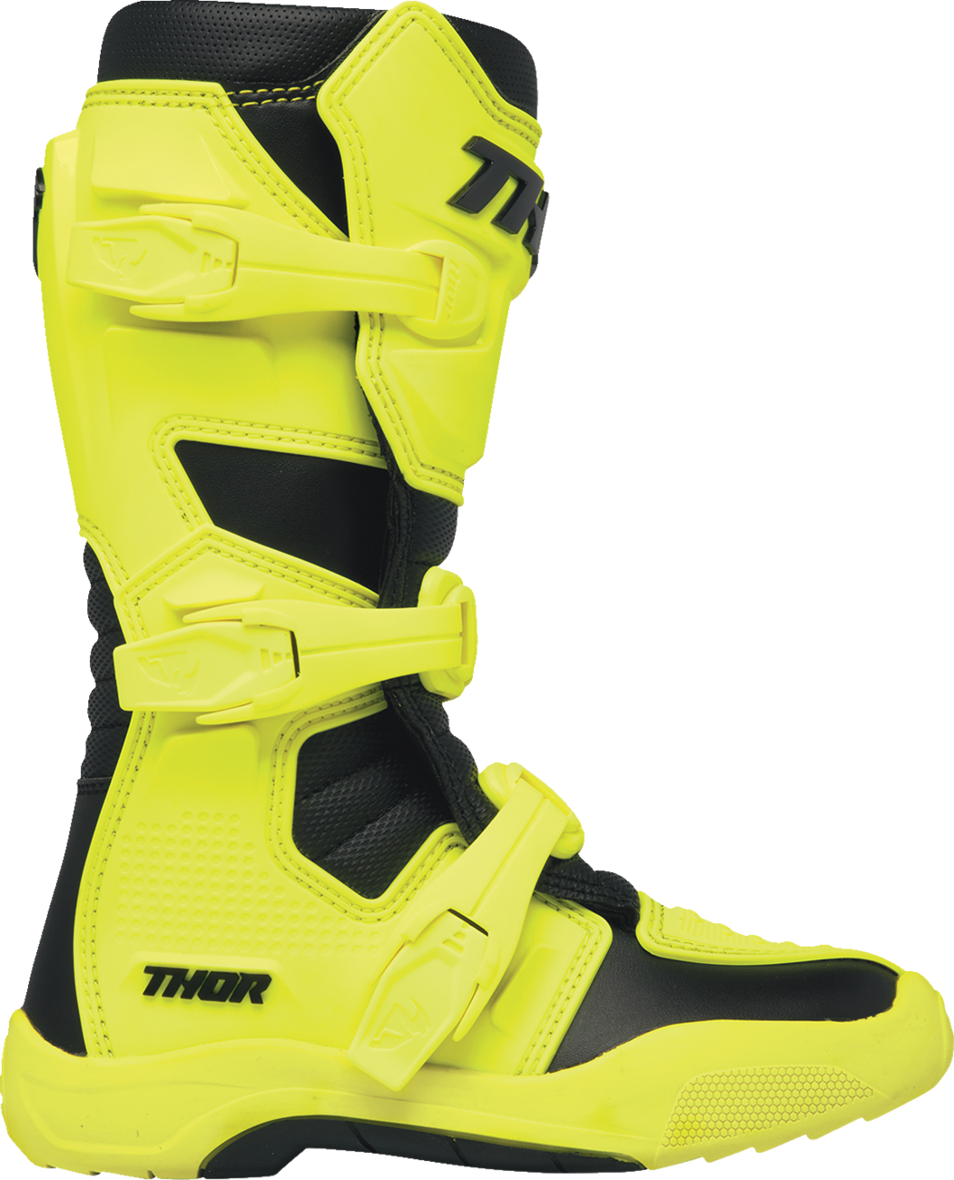 THOR Youth Blitz XR Boots - Acid/Black - US 1 3411-0759