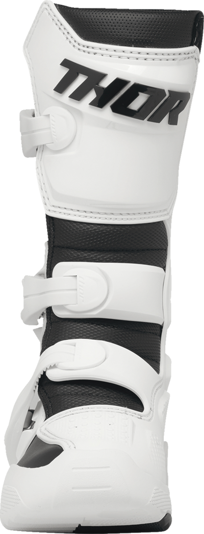 THOR Youth Blitz XR Boots - White/Black - US 7 3411-0751