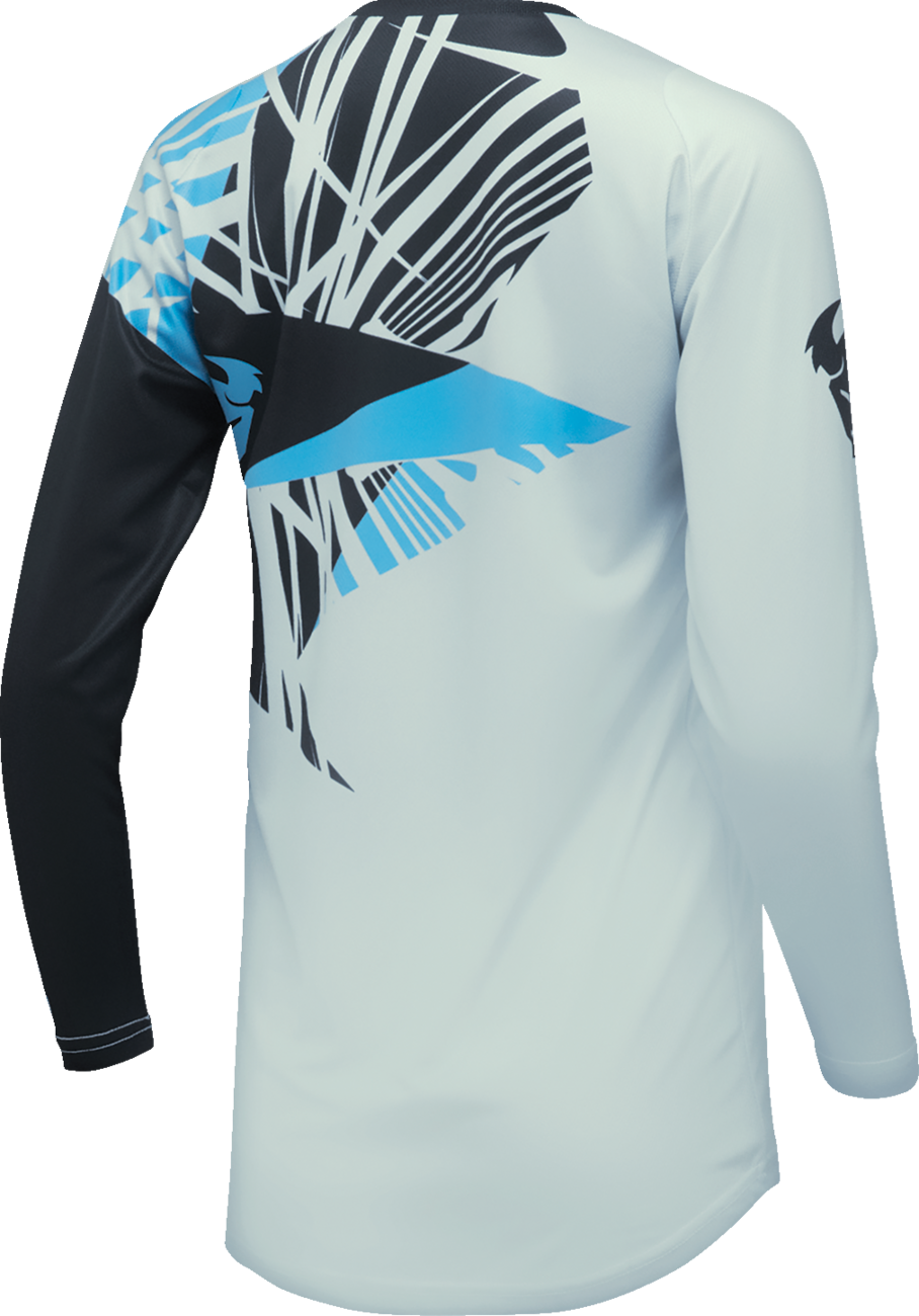 THOR Women's Sector Split Jersey - Starlight Blue/Black - XS 2911-0288
