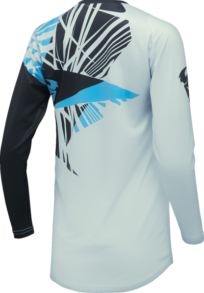 THOR Women's Sector Split Jersey - Starlight Blue/Black - XS 2911-0288