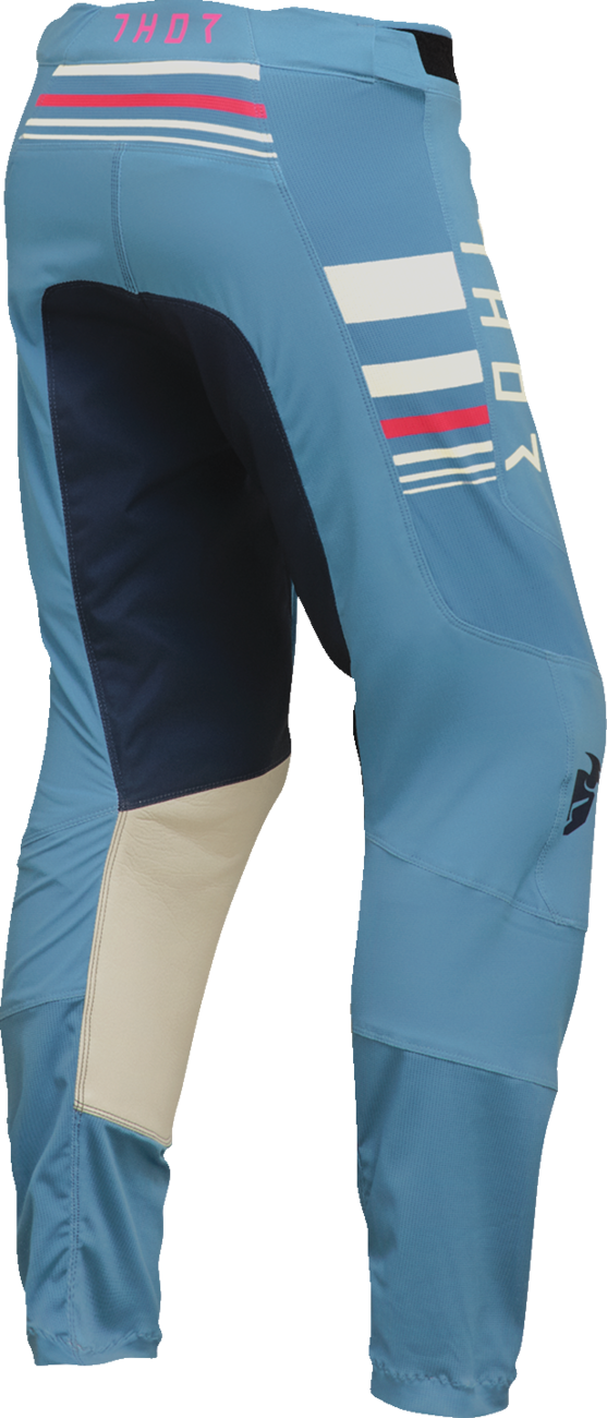 THOR Women's Prime Blaze Pants - Blue Steel/Vintage White - US 7/8 2902-0359