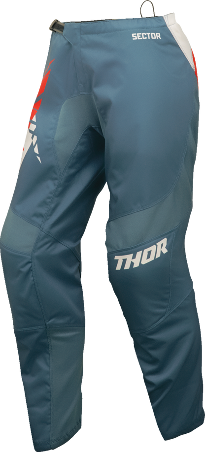 THOR Women's Sector Split Pants - Blue Steel/Vintage White - US 9/10 2902-0345