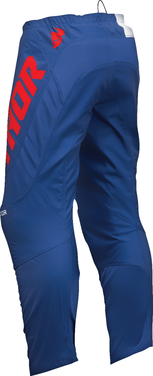 THOR Youth Sector Checker Pants - Navy/Red - US 26 2903-2443