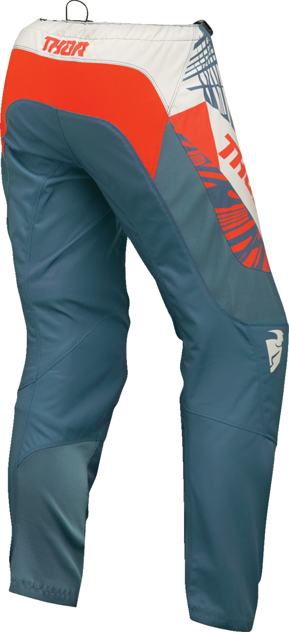THOR Women's Sector Split Pants - Blue Steel/Vintage White - US 9/10 2902-0345