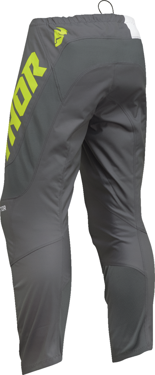 THOR Youth Sector Checker Pants - Gray/Acid - US 24 2903-2436