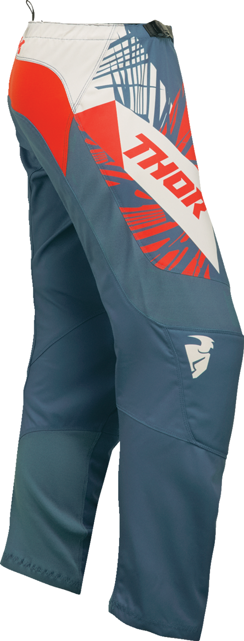 THOR Women's Sector Split Pants - Blue Steel/Vintage White - US 7/8 2902-0344
