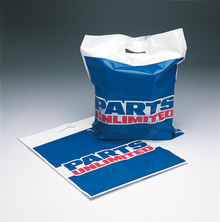 PARTS UNLIMITED Shopping Bags - 2 mil - 100 Pack 9904-0931