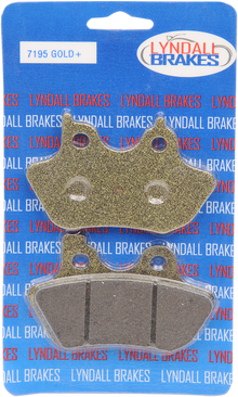 LYNDALL RACING BRAKES LLC Gold-Plus Brake Pads - Harley-Davidson 7195-GPLUS