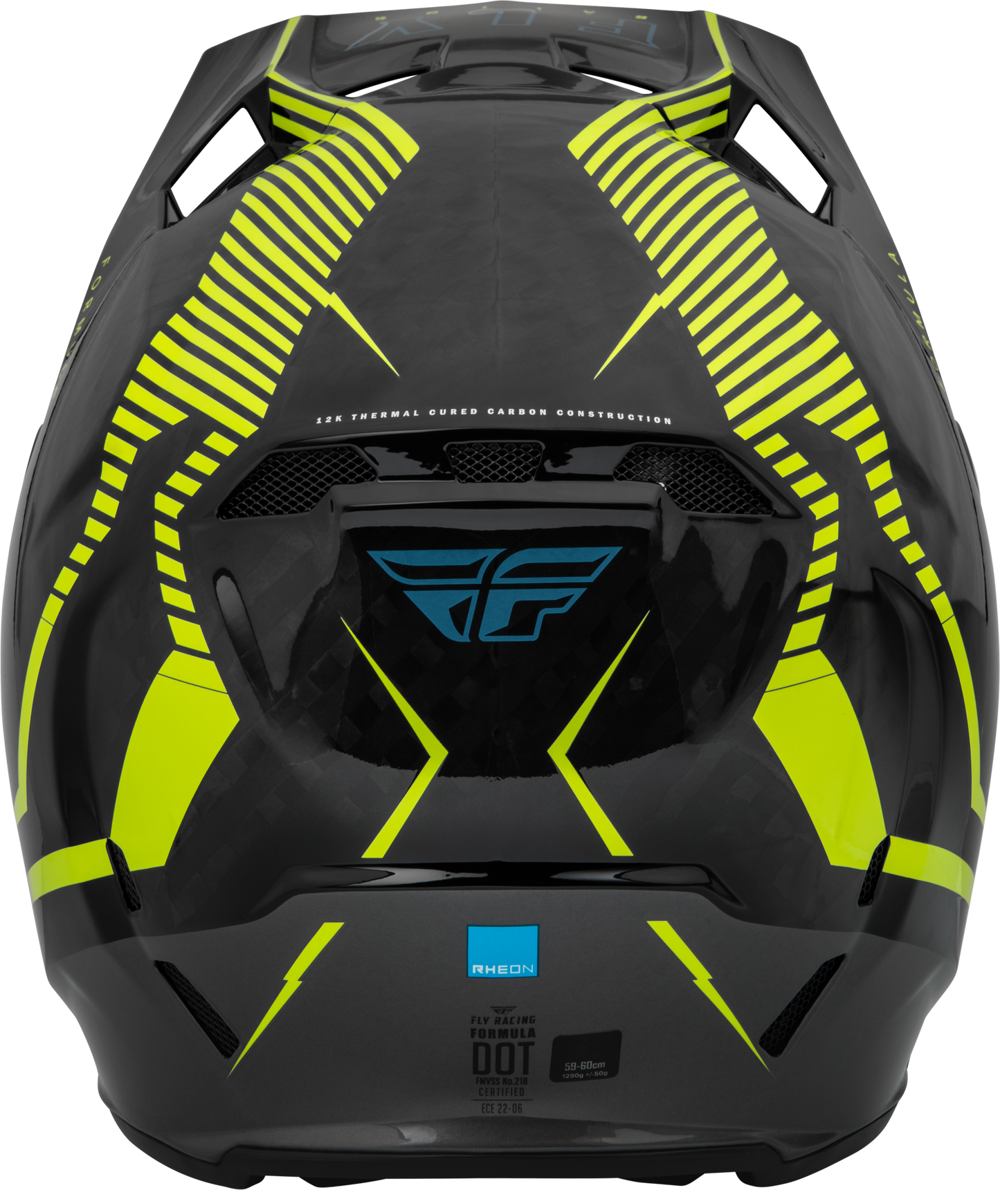 Youth Formula Carbon Tracer Helmet Hi Vis/Black Yl