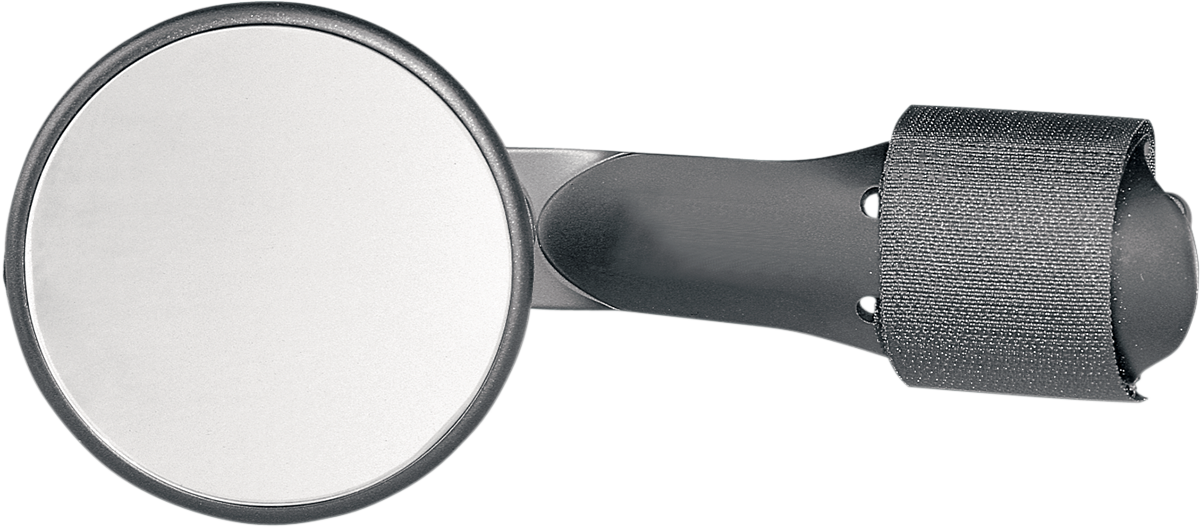 PARTS UNLIMITED Mirror - Side View - Round - Black - Each AM1001