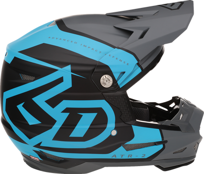 6D HELMETS ATR-2 Helmet - Torque - Cyan/Gray - Small 12-3235