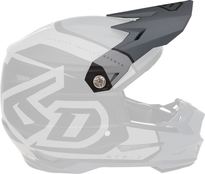 6D HELMETS ATR-2Y Visor - Torque - Charcoal 72-4135