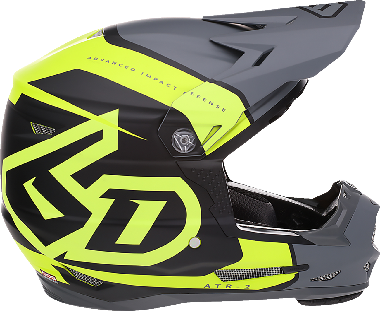 6D HELMETS ATR-2Y Helmet - Torque - Neon Yellow - Small 11-6520