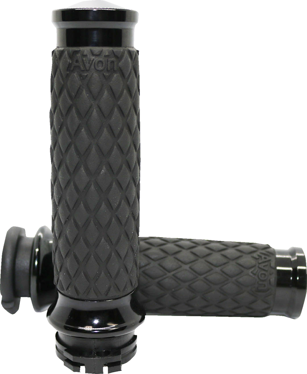 AVON GRIPS Diamond Contour Grips - Black DIA-65-ANO