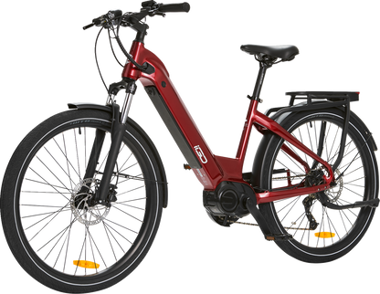 IGO ELECTRIC BIKES Discovery Rosemont LS E-Bike - Burgundy - Step Through 100-212-000