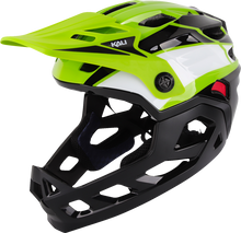 KALI Child Maya Full Face Helmet - Race - Gloss Lime/White/Black - OS 0221923322
