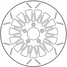 MOTO-MASTER Brake Rotor - Front Right/Front Left - Rialto 110754-PU