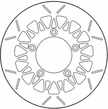 MOTO-MASTER Brake Rotor - Rear - Rialto 110756-PU