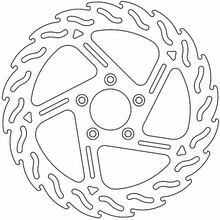 MOTO-MASTER Brake Rotor - Front Right - Flame 110768-PU