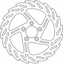 MOTO-MASTER Brake Rotor - Rear - Flame 110769-PU