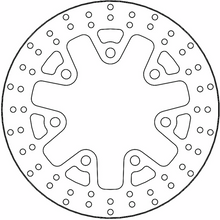 MOTO-MASTER Brake Rotor - Front Right/Front Left - Halo 110795-PU