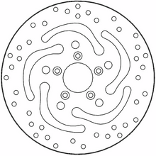 MOTO-MASTER Brake Rotor - Front Left - Halo 110863-PU
