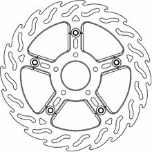 MOTO-MASTER Brake Rotor - Front Left - Flame 112316-PU