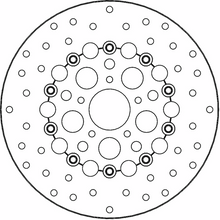 MOTO-MASTER Brake Rotor - Front Right/Front Left - Kingman 112318-PU