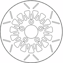 MOTO-MASTER Brake Rotor - Rear - Rialto 110637-PU