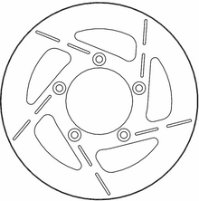 MOTO-MASTER Brake Rotor - Rear - Tulsa 110760-PU