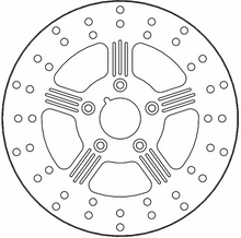 MOTO-MASTER Brake Rotor - Front Right/Front Left - Adrian 110848-PU