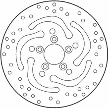 MOTO-MASTER Brake Rotor - Rear - Halo 110865-PU