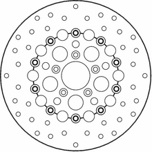 MOTO-MASTER Brake Rotor - Front Right/Front Left - Kingman 111081-PU