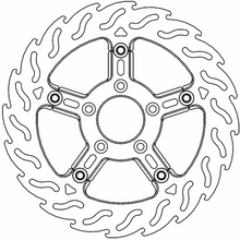 MOTO-MASTER Brake Rotor - Front Left - Flame 112309-PU