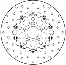 MOTO-MASTER Brake Rotor - Front Right/Front Left - Flame 112314-PU