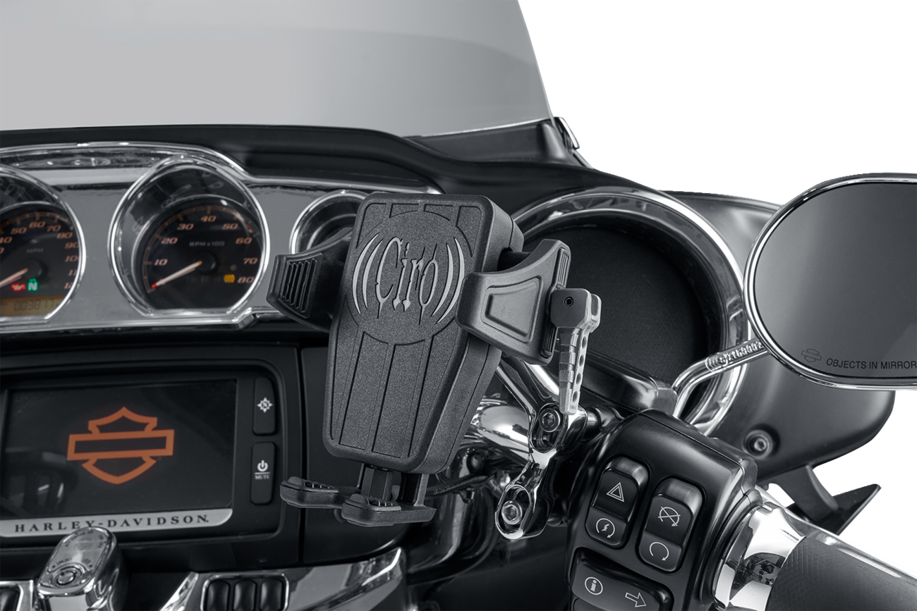 CIRO Trim Line Cybercharger® Phone Holder - Chrome Mount 53310