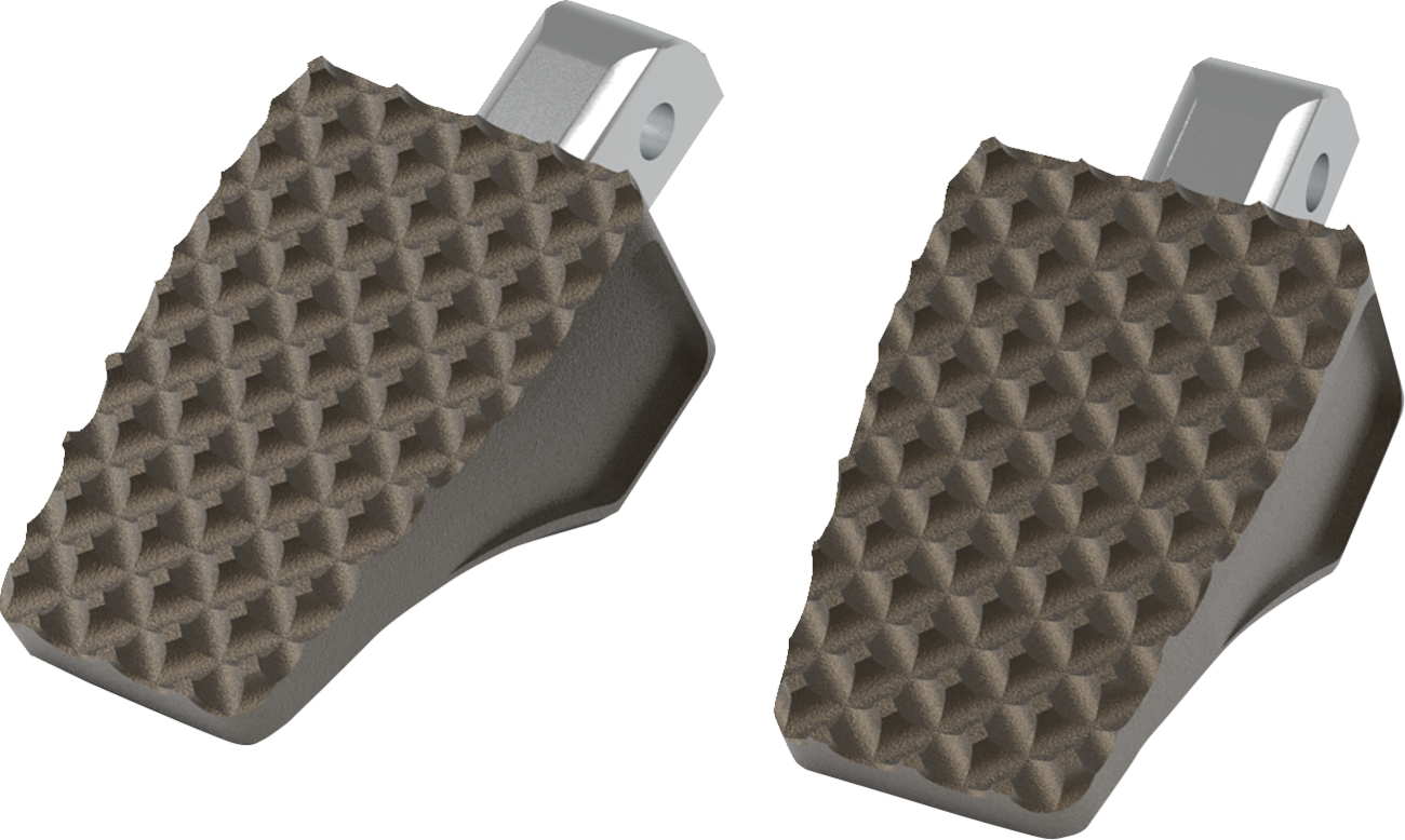 LA CHOPPERS County Line Billet Foot Pegs - Rear - Bronze LA-P100-02Z