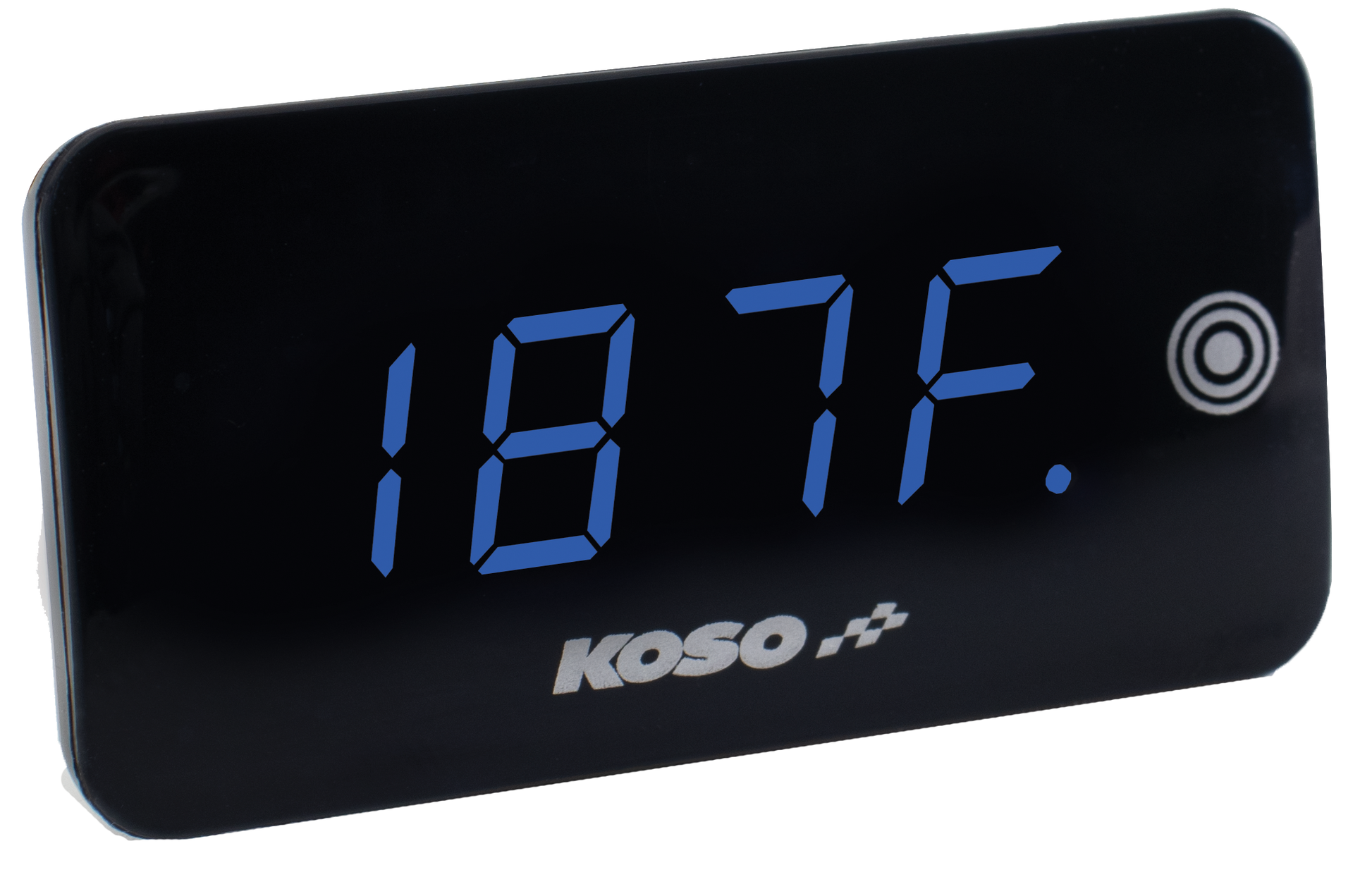Super Slim Touch Screen Volt & Temp Gauge Blue Display