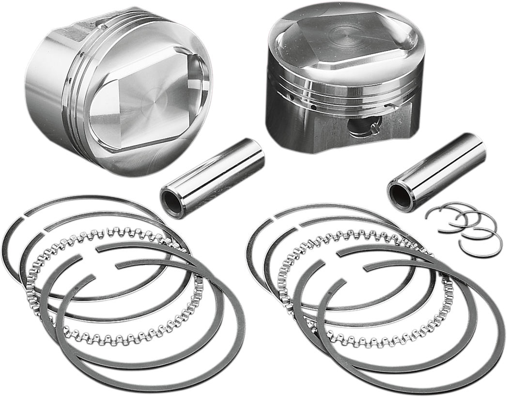 WISECO Piston Kit - +0.010" - XL 1200 | Buell with OEM 1200 Heads K1661