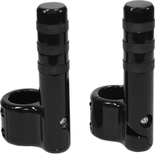 LINDBY Clamp-On 3-Band Foot Peg - Black BL715