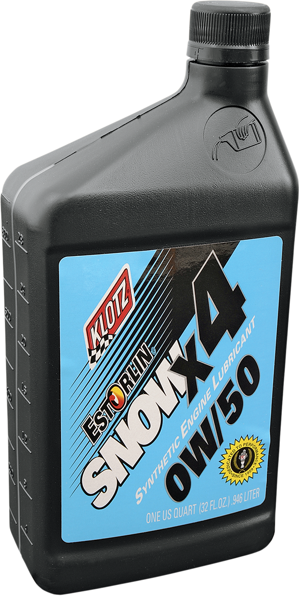 KLOTZ OIL X4 Snow Oil - 0W-50 - 1 U.S. quart KE850