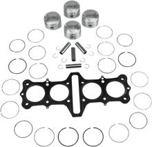 WISECO Piston Kit with Gasket - 72.00 mm - Kawasaki K1076