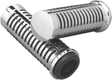 PARTS UNLIMITED Chrome Grips with O-Ring Design - 7/8" BWC-G1-BC3