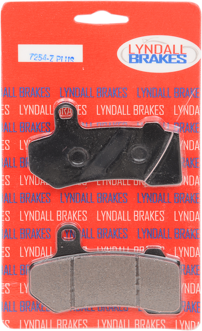 LYNDALL RACING BRAKES LLC Z-Plus Brake Pads - Harley-Davidson 7254-Z+