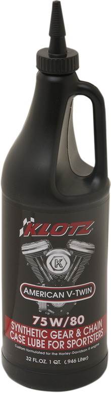 KLOTZ OIL Chain Case & Gear Oil - 75W-80 KH-S80
