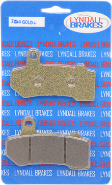 LYNDALL RACING BRAKES LLC Gold-Plus Brake Pads - Harley-Davidson 7254-GPLUS